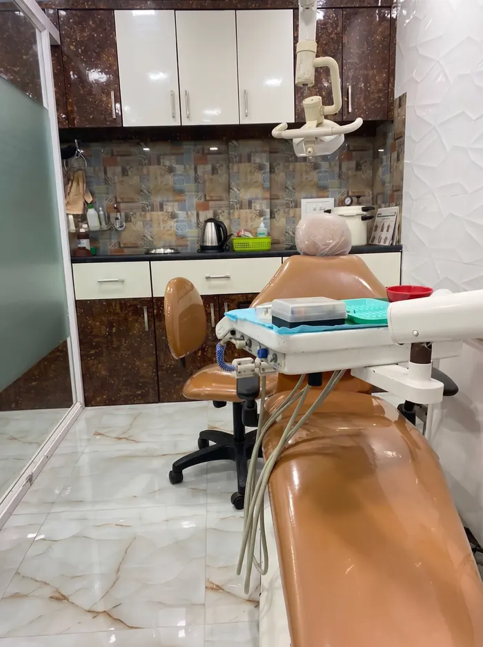 Treatment room at Dental Solutions with dental chair and equipment